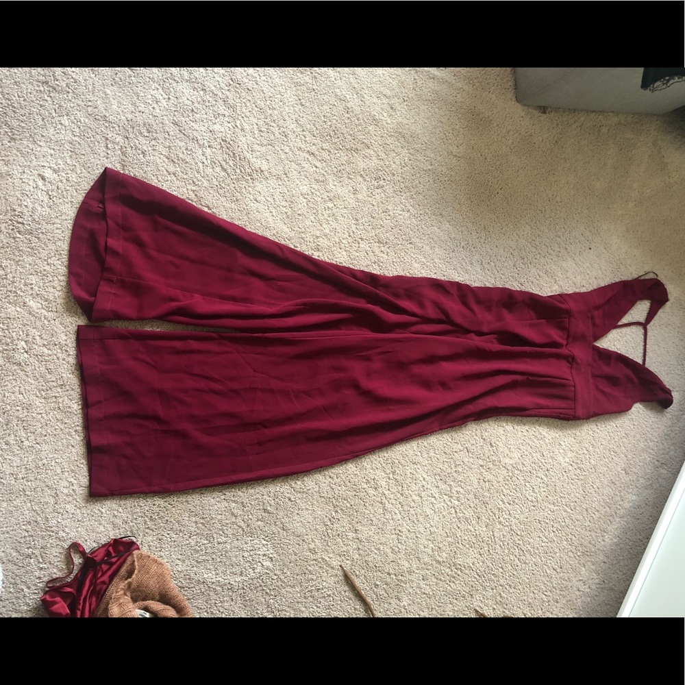 Red jumpsuit - Picture 4 of 5